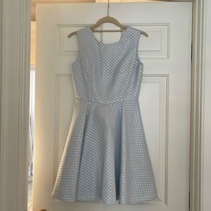 Shoshanna light blue and silver dress size 2